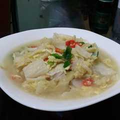 A picture of Sawi Putih Ebi tumis ala Mama Valen.