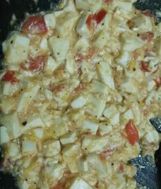 trứng bác cà chua