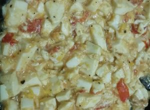 Hình của món Đậu hũ non xào cà chua với trứng siêu dễ và lạ miệng 🤤🤤🤤🤤🤤.