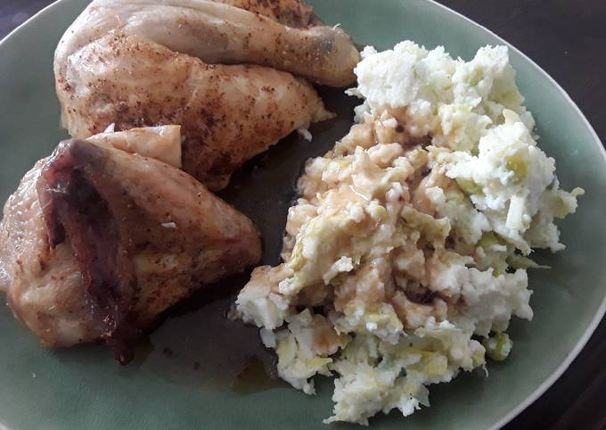 Sig's Cabbage and Spring Onion Mash