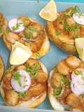 English Jacket Potato Bar with Indian flavours