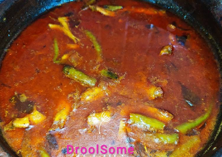 Recipe of Super Quick Homemade Anchovy mud pot fish curry
