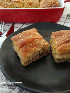 A picture of Lenten Potato Pie with Herbs.