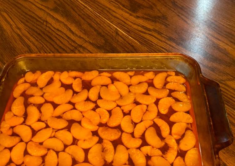 Instant pot /orange Jell-O with mandarin oranges oranges