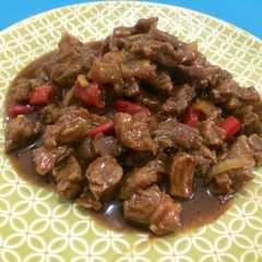 A picture of Daging Sapi Lada Hitam (Beef Black Pepper).