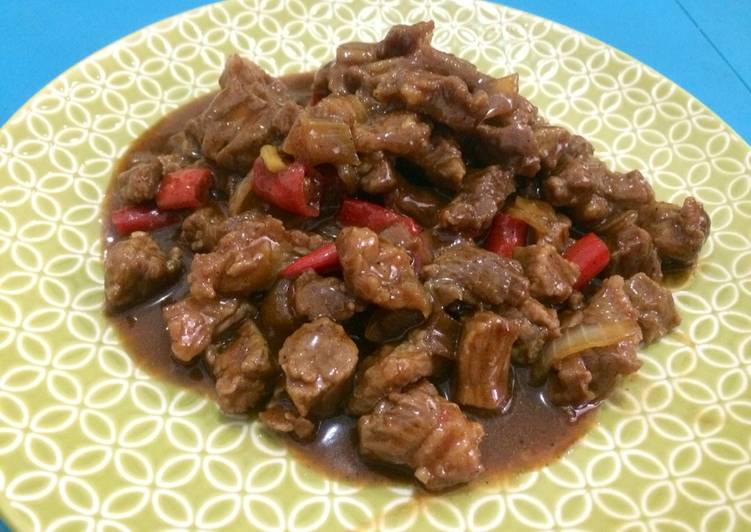Resep Daging Sapi Lada Hitam (Beef Black Pepper) Menggugah Selera