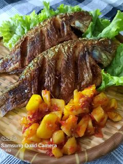 Foto resep Ikan goreng sambel nanas