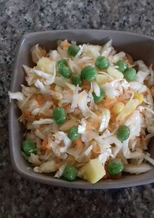 A picture of Easter special salad.