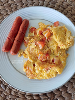 Foto resep Telur Dadar Tomat