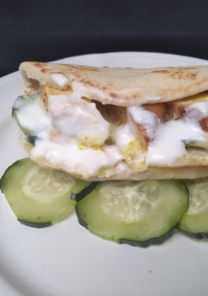 Una foto de Kebab de pollo