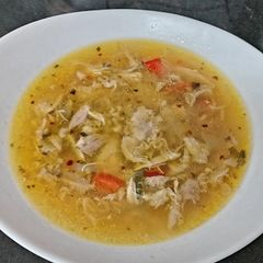 A picture of My Soup from the Steamed Chicken. 🙂.
