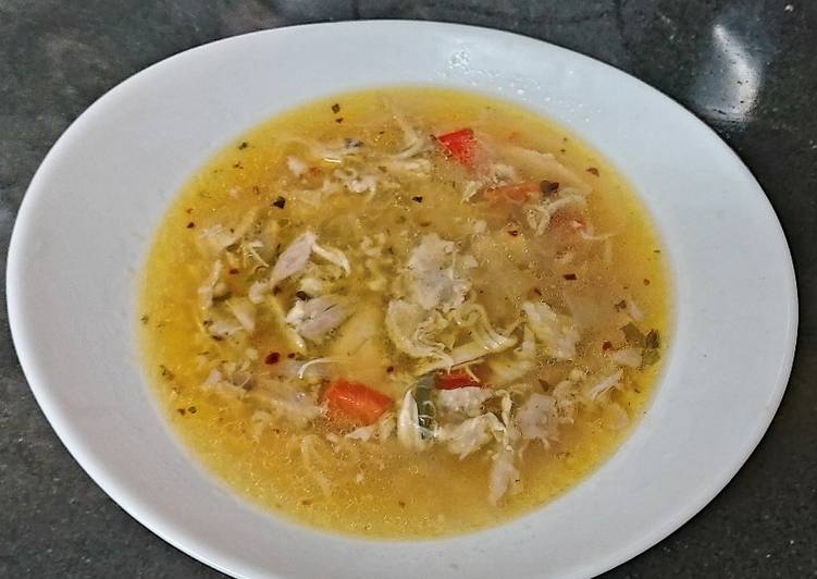 Recipe of Quick My Soup from the Steamed Chicken. 🙂