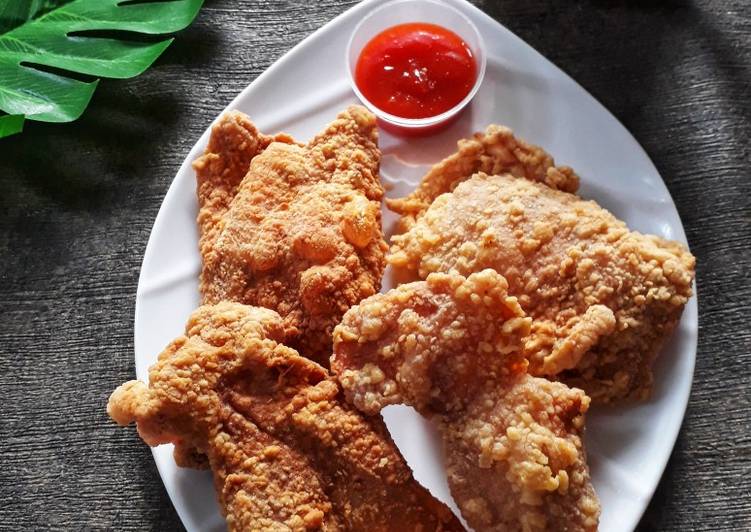 Cara Bikin Kulit Ayam Crispy, Lezat
