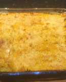 Pastel de carne con puré mixto (papa y zapallo)
