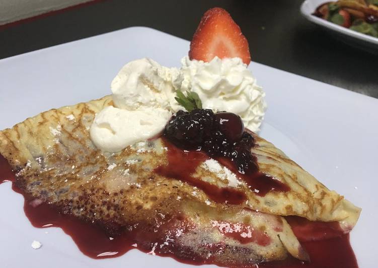 Crepas de frutos rojos 🍓🍒