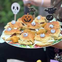 Una foto de Mini Hamburguesas de Halloween