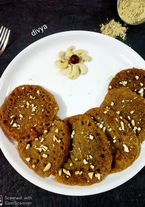 A picture of Sattu flour Malpua.