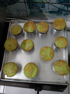 Foto resep Bolu hongkong pandan