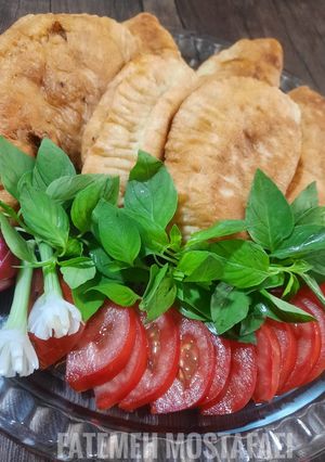 عکسی از دستور پیراشکی گوشت