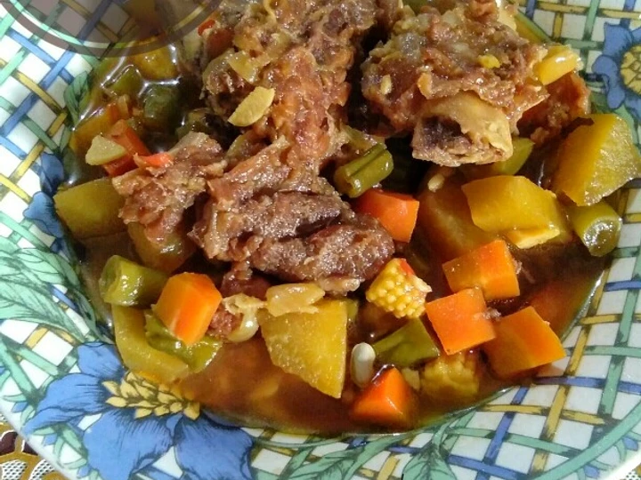 Cara Mudah Membuat Resep Asem2 pedas tulang sapi #5resepterbaruku yang Sempurna