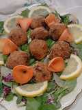 Polpette di Gamberetti e Patate Dolci. Cottura in Friggitrice ad Aria