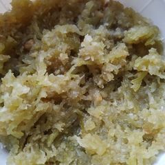 A picture of Lauki Halwa.