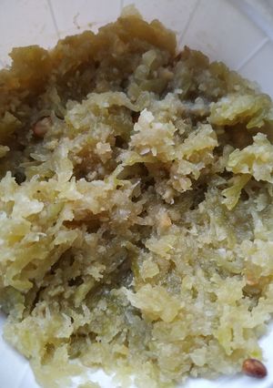 A picture of Lauki Halwa.