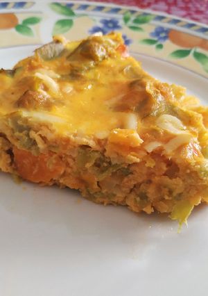 Una foto de Pastel de verduras