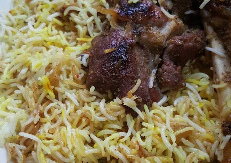 حنيذ لحم في قدر الضغط