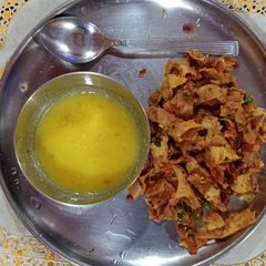 Chapati upma/fried chapati A picture of Chapati upma/fried chapati.