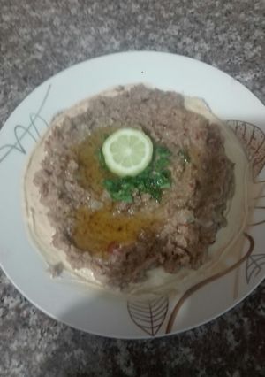 صورة لوصفة حمص مع فول