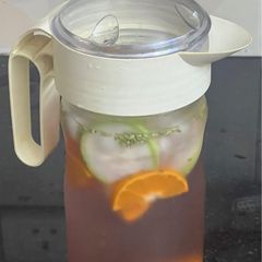 A picture of Healthy Detox Water (Weight loss drink with orange, veggies).