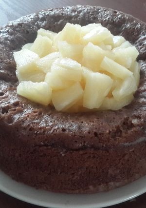 Una foto de Bizcochuelo de chocolate en 20 minutos 🍰