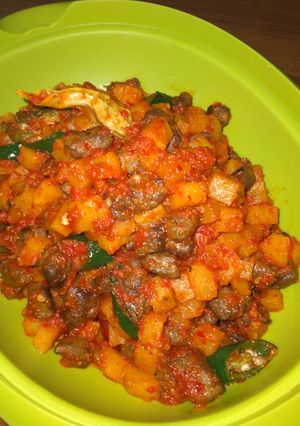 Foto resep Sambal Goreng Kentang Ati Sapi