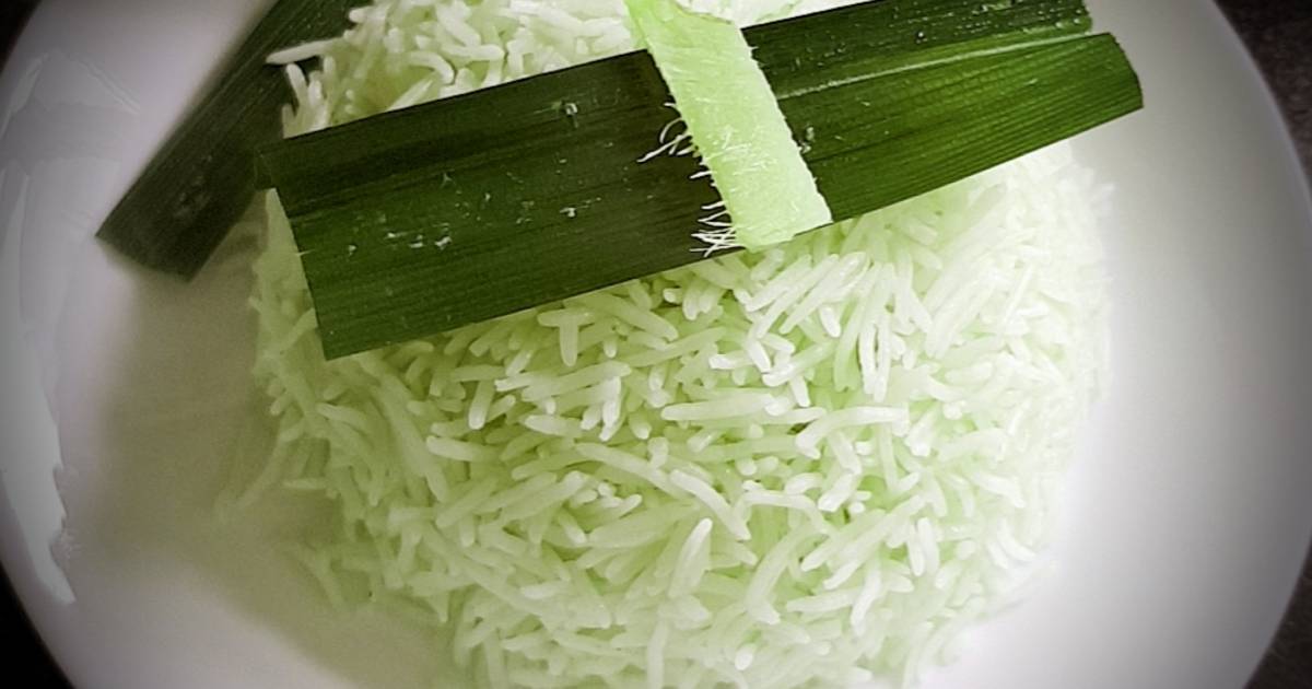 Pandan coconut milk rice Recipe by Poppyz - Cookpad