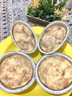 Foto resep Puding Kukus Roti Gandum Keju