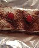 Brazo de falso tiramisú