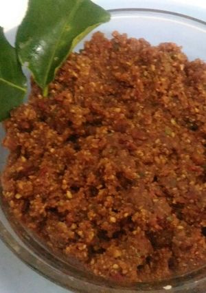 Foto resep Sambel pecel kacang