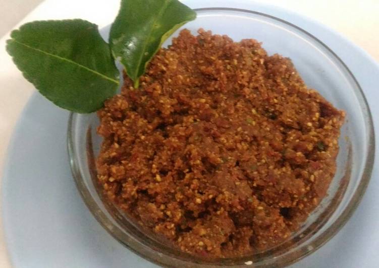 Sambel pecel kacang