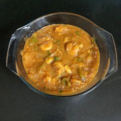 A picture of Spicy Prawns masala.