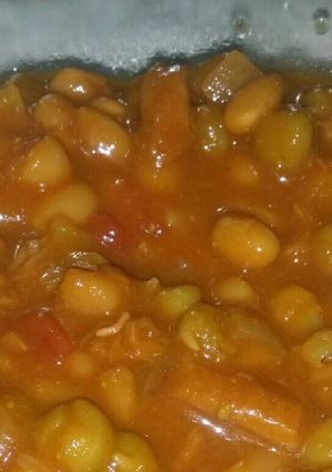 صورة لوصفة فاصوليا بالتونة