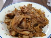 Gambar daging babi slice