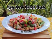 Gambar dada ayam slice sambal matah
