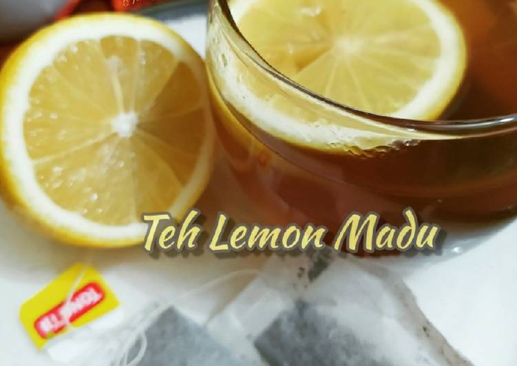 Resep Teh Lemon Madu 🍋🥃 yang Bikin Ngiler