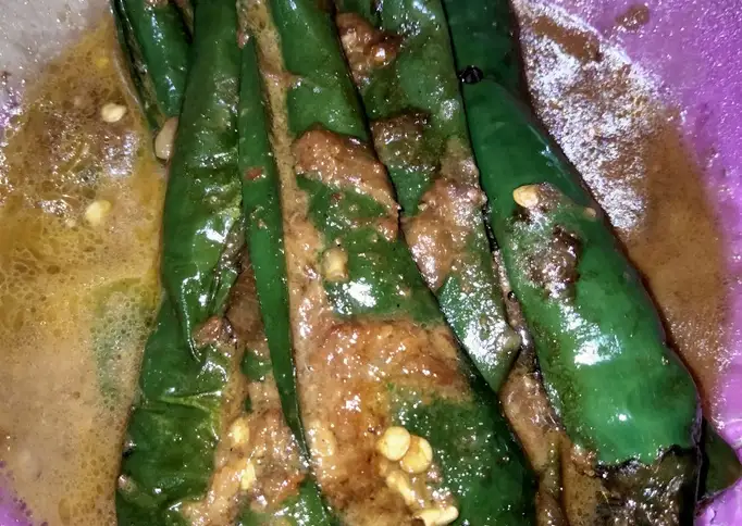 Ace cabe (Tumis cabe hijau besar)