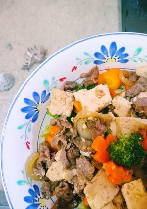 Foto resep Beef Tofu Teriyaki