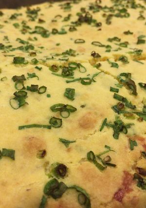 A picture of Jalapeno Cheese Cornbread.