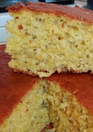 Una foto de Torta fácil de mandarinas y chía Juan Cruz 🍊👨