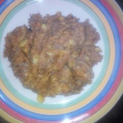 Minced beef with potatoes A picture of Minced beef with potatoes.