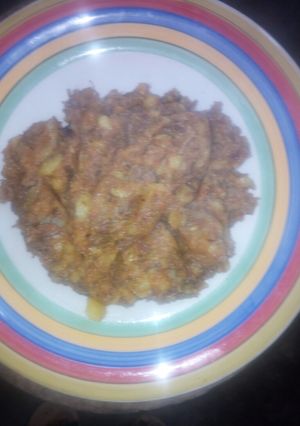 A picture of Minced beef with potatoes.